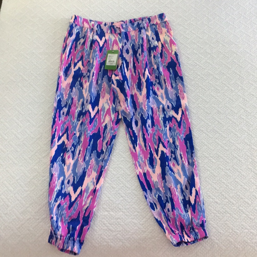 NWT LILLY PULITZER SAFFRON PANT SZ 4